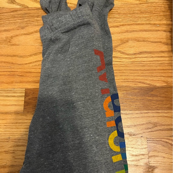 Aviator Nation Gray Sweatpants with Rainbow Accents size 14-16 - Picture 4 of 4